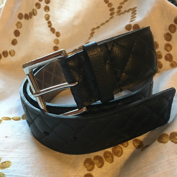 Michael Kors Accessories - Black Quilted Michael Kors Belt ✨